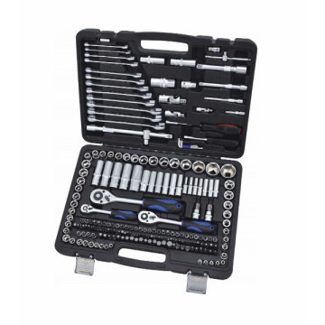 Ensemble de prise de ménage 218PCS Cr-V pour outils à main